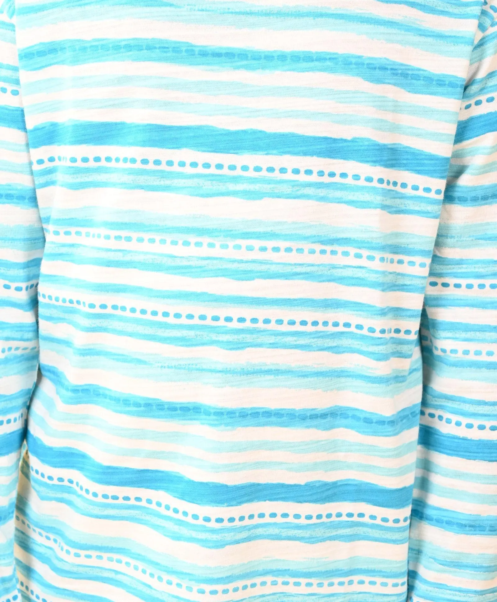 BLUE DOTTED STRIPE T-SHIRT GREY FLEECE JOGGER SET - BLUE / GREY