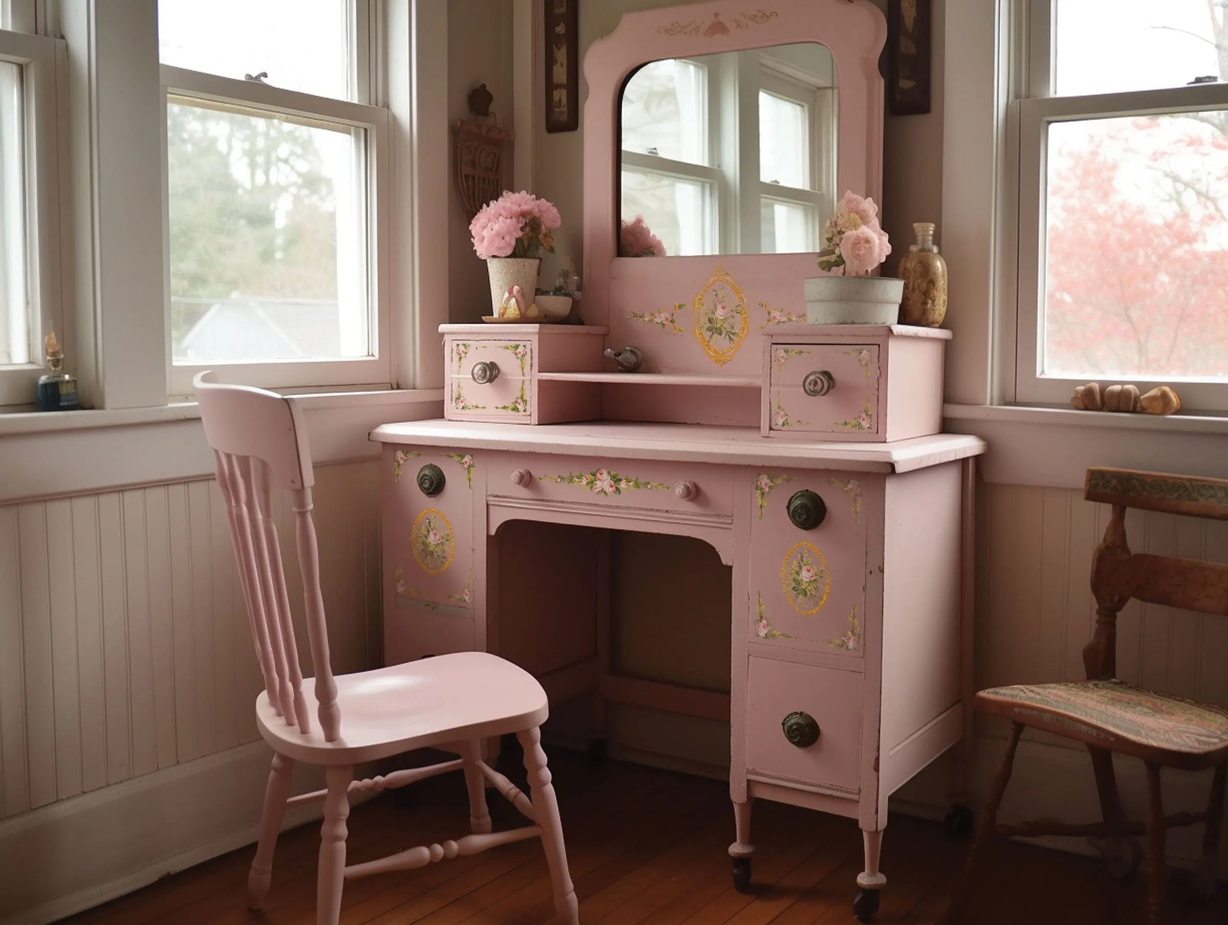IOD Petit Fleur Pink Paint Inlay - Limited Release