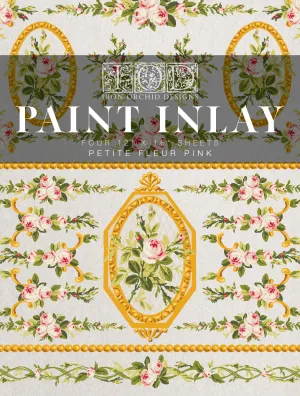 IOD Petit Fleur Pink Paint Inlay - Limited Release