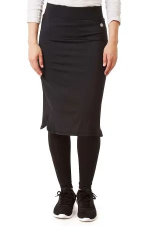 Long ShirtTail Snoga in Black- Misses and Plus (XXS,L)