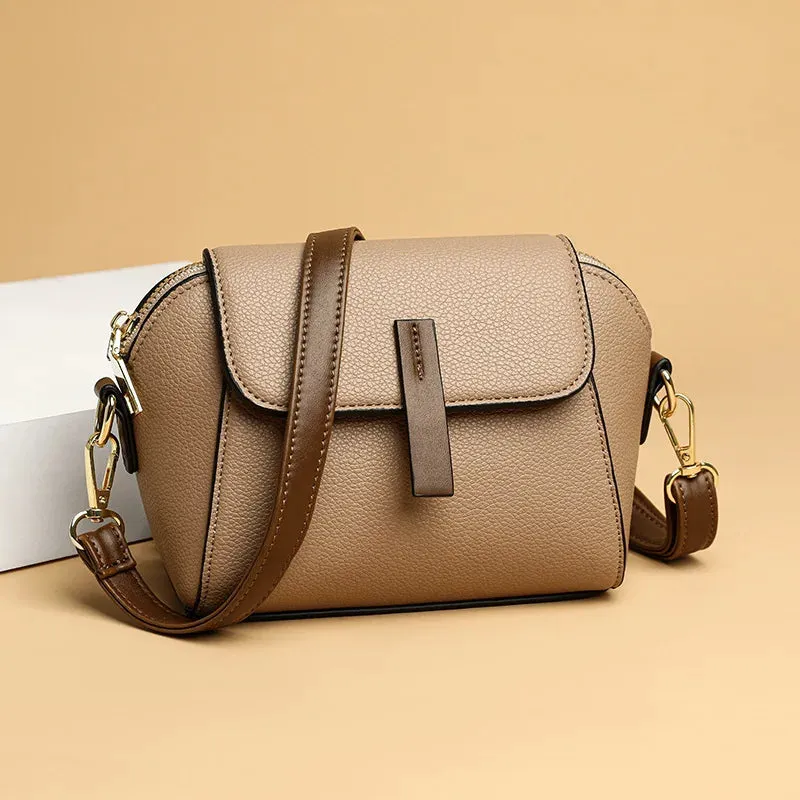 Luxury Solid Color Handbag