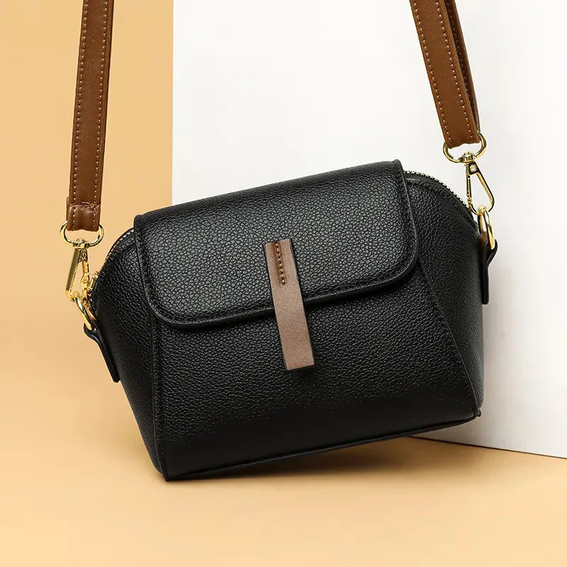 Luxury Solid Color Handbag
