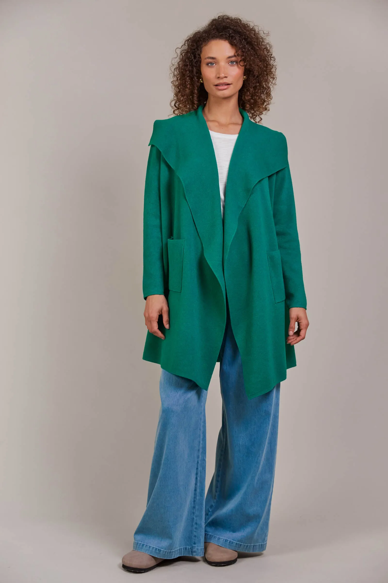 Palmer Relaxed Cardigan - Teal