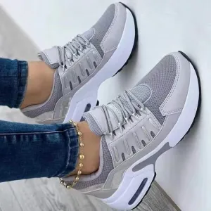 Vanessa  Schnrsneaker mit Keilabsatz fr Damen