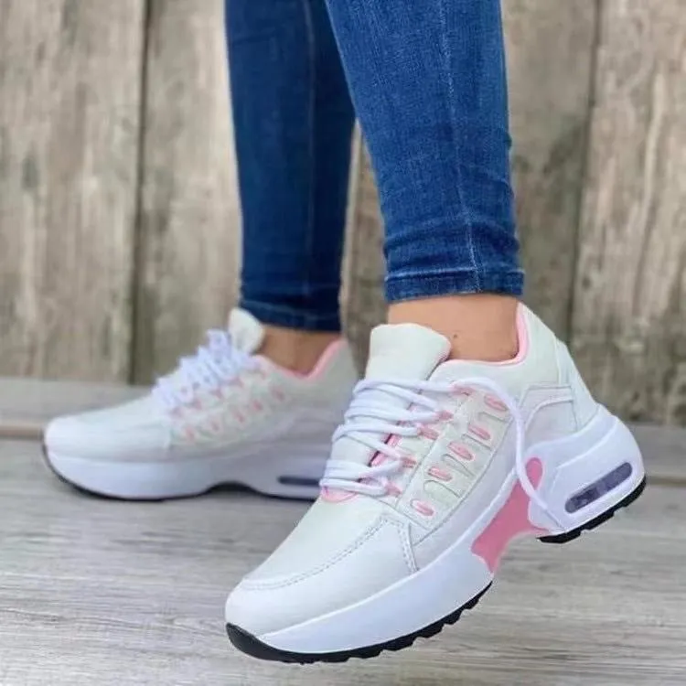 Vanessa  Schnrsneaker mit Keilabsatz fr Damen